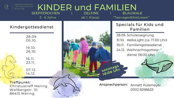 Termine September - Dezember